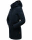 Marikoo Leilaniaa Damen Mantel Trenchcoat Wintermantel mit Kapuze Navy Größe L - Gr. 40