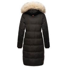 Marikoo Schneesternchen ladies long winter hooded quilted jacket Schw.-Gr.XS