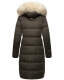 Marikoo Schneesternchen ladies long winter hooded quilted jacket Anthr.-Gr.XL