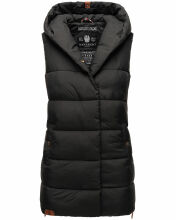 Navahoo Madilynaa ladies winter vest with quilting Schwarz-Gr.S