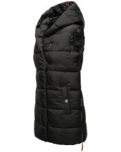 Navahoo Madilynaa Damen Winter Weste mit Steppung Schwarz XL - Gr. 42