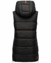 Navahoo Madilynaa Damen Winter Weste mit Steppung Schwarz XXL - Gr. 44