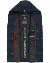 Navahoo Madilynaa Damen Winter Weste mit Steppung Navy S - Gr. 36