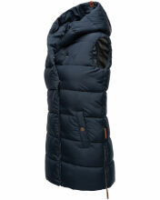 Navahoo Madilynaa Damen Winter Weste mit Steppung Navy L - Gr. 40