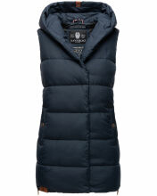 Navahoo Madilynaa Damen Winter Weste mit Steppung Navy XL - Gr. 42