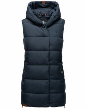 Navahoo Madilynaa Damen Winter Weste mit Steppung Navy XXL - Gr. 44