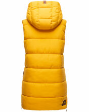 Navahoo Madilynaa ladies winter vest with quilting Gelb-Gr.XS