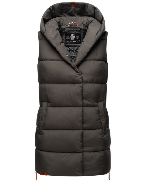Navahoo Madilynaa ladies winter vest with quilting Anthrazit-Gr.XS