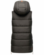 Navahoo Madilynaa Damen Winter Weste mit Steppung Anthrazit S - Gr. 36