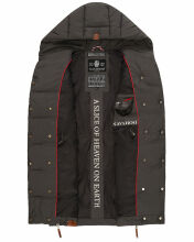 Navahoo Madilynaa Damen Winter Weste mit Steppung Anthrazit L - Gr. 40