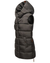 Navahoo Madilynaa Damen Winter Weste mit Steppung Anthrazit XL - Gr. 42