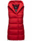 Navahoo Madilynaa Damen Winter Weste mit Steppung Rot L - Gr. 40