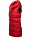 Navahoo Madilynaa Damen Winter Weste mit Steppung Rot L - Gr. 40