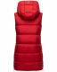 Navahoo Madilynaa Damen Winter Weste mit Steppung Rot L - Gr. 40