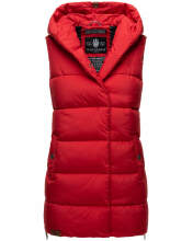 Navahoo Madilynaa ladies winter vest with quilting Rot-Gr.XL