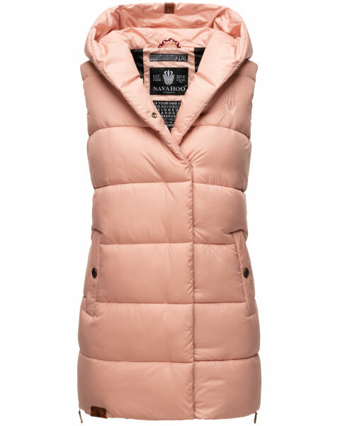 Navahoo Madilynaa ladies winter vest with quilting Rosa-Gr.XS