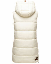 Navahoo Madilynaa Damen Winter Weste mit Steppung Offwhite S - Gr. 36