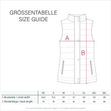 Navahoo Madilynaa Damen Winter Weste mit Steppung Offwhite XL - Gr. 42