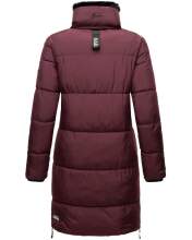 Marikoo Streliziaa ladies long winter quilted jacket fur collar