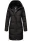 Marikoo Streliziaa ladies long winter quilted jacket fur collar Schwarz-Gr.XS