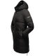 Marikoo Streliziaa ladies long winter quilted jacket fur collar Schwarz-Gr.XXL