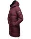 Marikoo Streliziaa ladies long winter quilted jacket fur collar Weinrot-Gr.XS