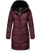 Marikoo Streliziaa ladies long winter quilted jacket fur...