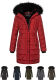 Navahoo Lotusblüte Princess Damen lange Winter Steppjacke