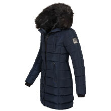 Navahoo Lotusblüte Princess ladies long winter quilted jacket Navy-Gr.XXL