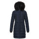Navahoo Lotusblüte Princess ladies long winter quilted jacket Navy-Gr.XXL