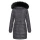 Navahoo Lotusblüte Princess Damen lange Winter Steppjacke Anthr.-Gr.S