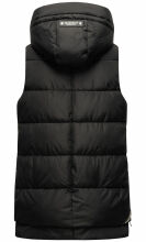Marikoo Zarinaa Damen Weste Steppweste &Auml;rmellose Jacke Schwarz-Gr.S