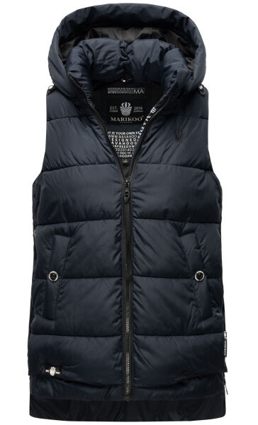 Marikoo Zarinaa ladies vest quilted sleeveless jacket Navy-Gr.XS