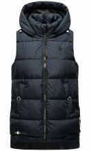 Marikoo Zarinaa ladies vest quilted sleeveless jacket Navy-Gr.L