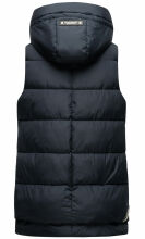 Marikoo Zarinaa Damen Weste Steppweste &Auml;rmellose Jacke Navy-Gr.XXL