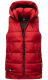 Marikoo Zarinaa Damen Weste Steppweste Ärmellose Jacke Rot-Gr.XS