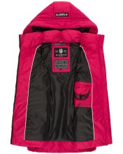 Marikoo Zarinaa Damen Weste Steppweste &Auml;rmellose Jacke Fuchsia-Gr.M