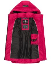 Marikoo Zarinaa Damen Weste Steppweste &Auml;rmellose Jacke Fuchsia-Gr.XL