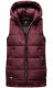Marikoo Zarinaa ladies vest quilted sleeveless jacket Weinrot-Gr.M