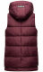 Marikoo Zarinaa ladies vest quilted sleeveless jacket Weinrot-Gr.M