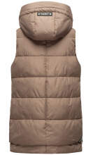 Marikoo Zarinaa ladies vest quilted sleeveless jacket Taupe-Gr.S