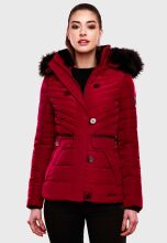 Navahoo Wisteriaa Damen Winter Steppjacke mit Kapuze und...