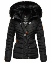 Navahoo Wisteriaa Damen Winter Steppjacke mit Kapuze und...