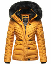 Navahoo Wisteriaa Damen Winter Steppjacke mit Kapuze und...
