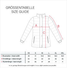 Navahoo Wisteriaa Damen Winter Steppjacke mit Kapuze und Fellkragen Weiss XXL - Gr. 44