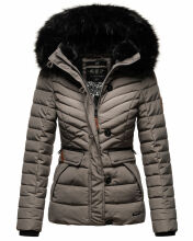 Navahoo Wisteriaa Damen Winter Steppjacke mit Kapuze und...