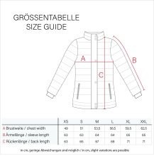 Navahoo Wisteriaa Damen Winter Steppjacke mit Kapuze und Fellkragen Grau S - Gr. 36