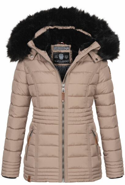 Navahoo Umay Princess Damen Winter Steppjacke Taupe-Gr.XS