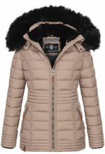 Navahoo Umay Princess Damen Winter Steppjacke Taupe-Gr.L