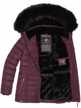 Navahoo Umay Princess Damen Winter Steppjacke Weinrot-Gr.M